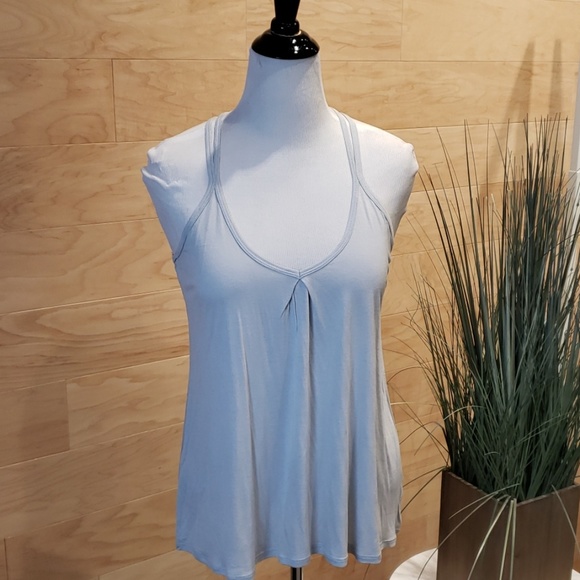 Zenana Outfitters Tops - Spaghetti strapped blue-gray tank top